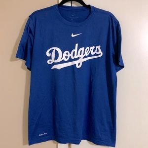 LA Dodgers Team Nike Dri-Fit Size Large Athletic Cut T-Shirt